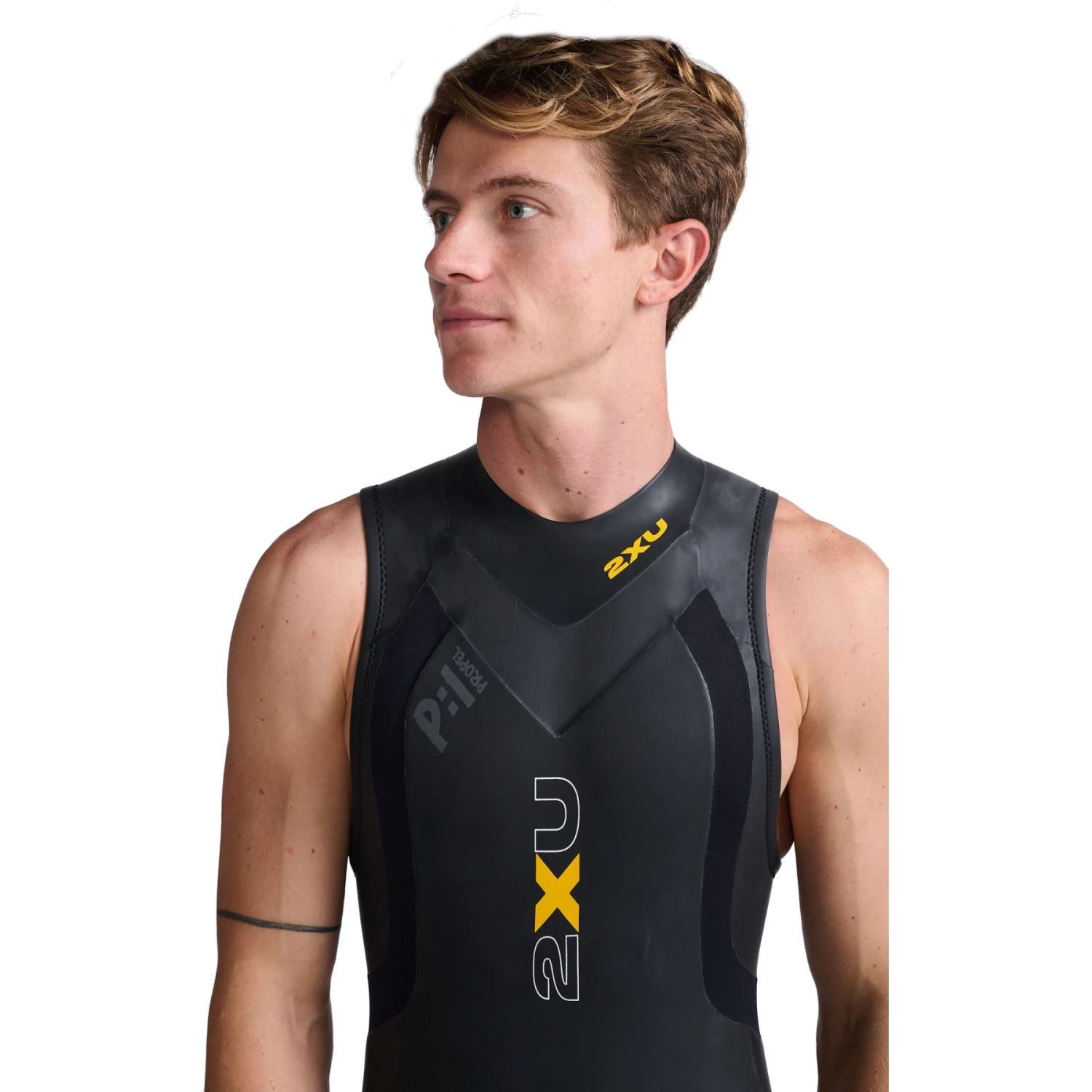 2XU Propel P:1 Wetsuit Zonder Mouwen - Black/ambition 5 2XU Propel P:1 Wetsuit Zonder Mouwen - Black/ambition - Afbeelding 3