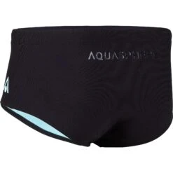 AQUASPHERE Essential Zwemslip 14cm - Black/Light Blue -Aqua Verkoop aquasphere essential swim brief 14cm black light blue 4 1174991
