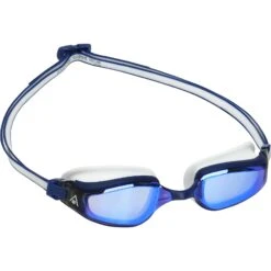 AQUASPHERE Fastlane Zwembril - Blauw Titaan Gespiegeld - Blauw/Wit -Aqua Verkoop aquasphere fastlane swim goggles blue titanium mirrored blue white 3 1496826