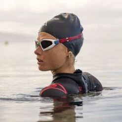 AQUASPHERE Kayenne Pro Zwembril - Bruin Gepolariseerd - Wit/Grijs -Aqua Verkoop aquasphere kayenne pro swim goggles brown polarized 2 1438417