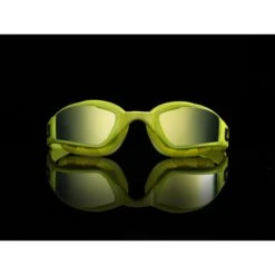 AQUASPHERE Ninja.A Swim Goggles - Yellow Titanium Mirrored - Bright Yellow/Navy Blue -Aqua Verkoop aquasphere ninja 1272371