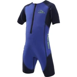 AQUASPHERE Stingray HP2 Kinderen Wetsuit Met Korte Mouwen - Royal Blue/Navy Blue