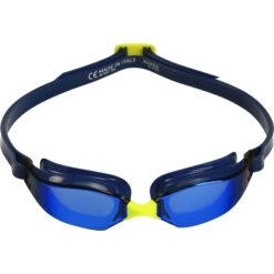 AQUASPHERE Xceed.A Swim Goggles - Blue Titanium Mirrored - Navy Blue/Navy Blue