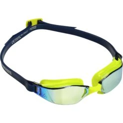 AQUASPHERE Xceed Zwembril - Geel Titaan Gespiegeld - Bright Yellow/Navy Blue -Aqua Verkoop aquasphere xceed swim goggles yellow titanium mirrored bright yellow navy blue 3 1497510