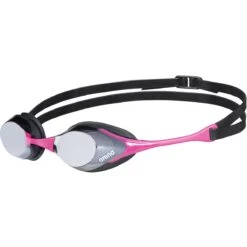 Arena Cobra Swipe Mirror Zwembril - Zilver - Pink