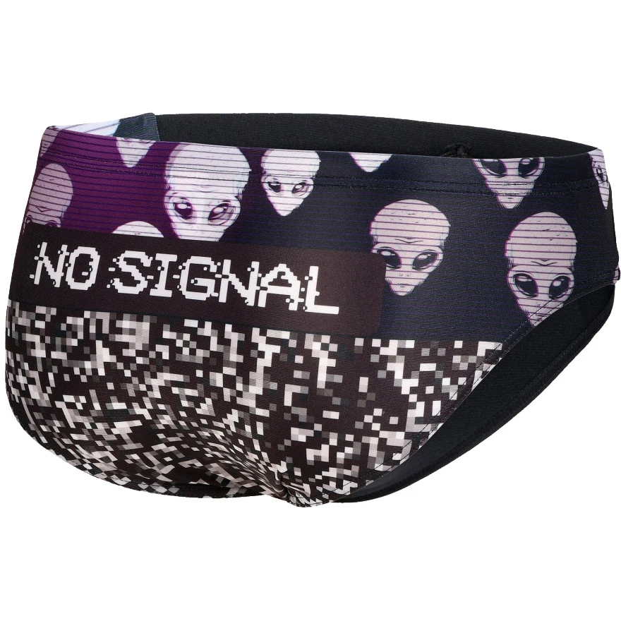 Arena Crazy Placement Zwemslip Heren - Zwart-Multi 4 Arena Crazy Placement Zwemslip Heren - Zwart-Multi - Afbeelding 2