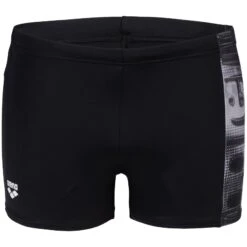 Arena Feel Overlap Zwemshort Heren - Zwart/White Multi -Aqua Verkoop arena feel mens overlap swim shorts black white multi 3 1364063