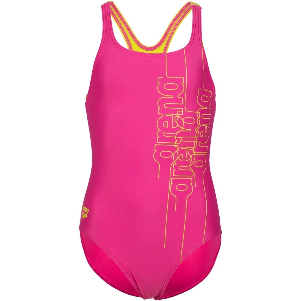 Arena Graphic Swim Pro Back Badpak Meisjes - Freak Rose-Soft Green 5 Arena Graphic Swim Pro Back Badpak Meisjes - Freak Rose-Soft Green - Afbeelding 3