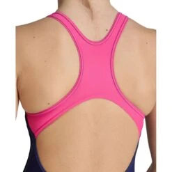 Arena Feel Graphic Swim Pro Back Badpak Meisjes - Navy/Freak Rose -Aqua Verkoop arena girls swimsuit swim pro back graphic l navy freak rose 8 1512880