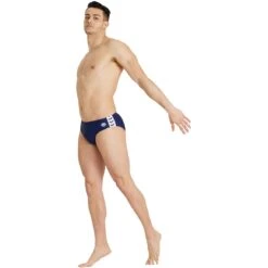 Arena Icons Solid Zwemslip Heren - Navy -Aqua Verkoop arena icons solid swim briefs navy 7 1121713