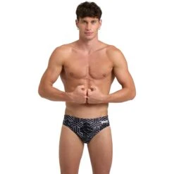 Arena Performance Kikko Pro Zwemslip Heren - Zwar/Zwart Multi -Aqua Verkoop arena mens kikko pro swim briefs black black multi 5 1512917