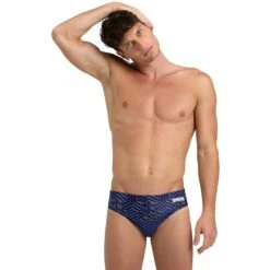 Arena Performance Kikko Pro Zwemslip Heren - Navy/Navy Multi -Aqua Verkoop arena mens kikko pro swim briefs navy navy multi 5 1512926