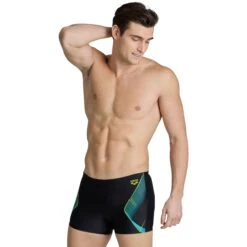 Arena Feel My Crystal Zwemshort Heren - Zwart -Aqua Verkoop arena mens my crystal swim short black 5 1512958
