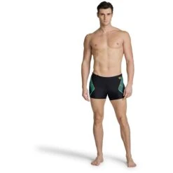 Arena Feel My Crystal Zwemshort Heren - Zwart -Aqua Verkoop arena mens my crystal swim short black 7 1512960