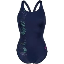 Arena Performance Kikko Pro V Back Badpak Dames - Navy/Lavanda -Aqua Verkoop arena performance womens kikko pro v back swimsuit navy lavanda 3 1364915
