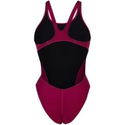 Arena Performance Solid Swim Tech Team Badpak Dames - Red Fandango/Wit -Aqua Verkoop arena performance womens solid team swim tech swimsuit red fandango white 4 1364970