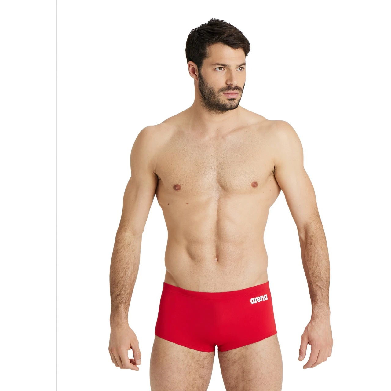 Arena Team Solid Low Waist Zwemshort Heren - Red/White 6 Arena Team Solid Low Waist Zwemshort Heren - Red/White - Afbeelding 4