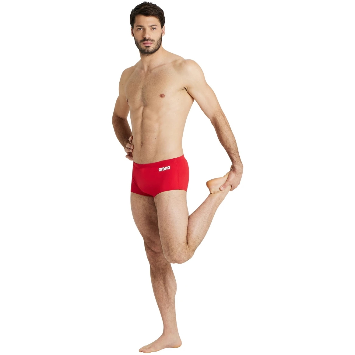 Arena Team Solid Low Waist Zwemshort Heren - Red/White 8 Arena Team Solid Low Waist Zwemshort Heren - Red/White - Afbeelding 6