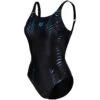 Arena Feel Damen Imprint U Back Badpak Dames - Zwart -Aqua Verkoop arena womens imprint swimsuit u back b black 3 1513045
