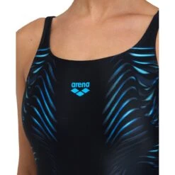 Arena Feel Damen Imprint U Back Badpak Dames - Zwart -Aqua Verkoop arena womens imprint swimsuit u back b black 9 1513051