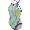 Arena Feel Mermaid Fast Back Badpak Dames - Royal/Soft Green Multi -Aqua Verkoop arena womens mermaid swimsuit fast back panel royal soft green multi 3 1513072