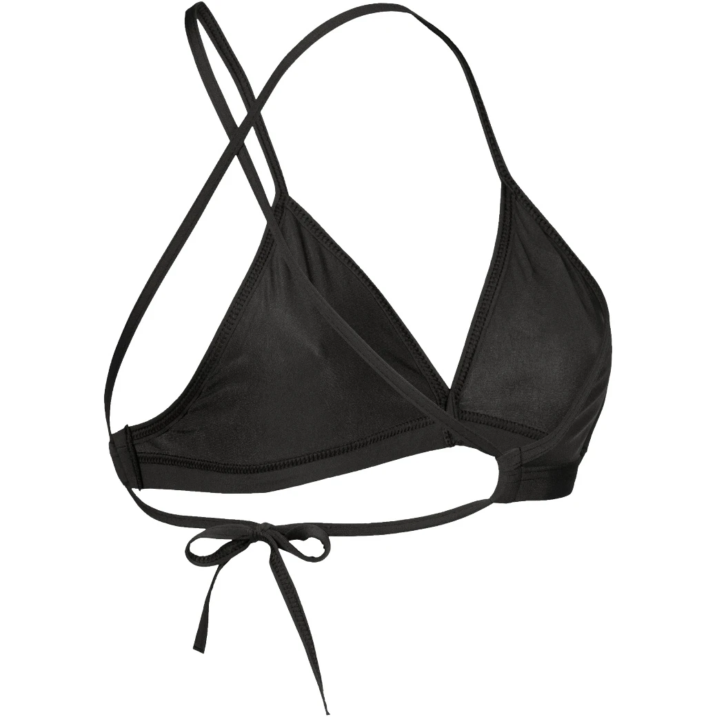 Arena Team Solid Tie Back Bikini Top Dames - Zwart-Wit 4 Arena Team Solid Tie Back Bikini Top Dames - Zwart-Wit - Afbeelding 2