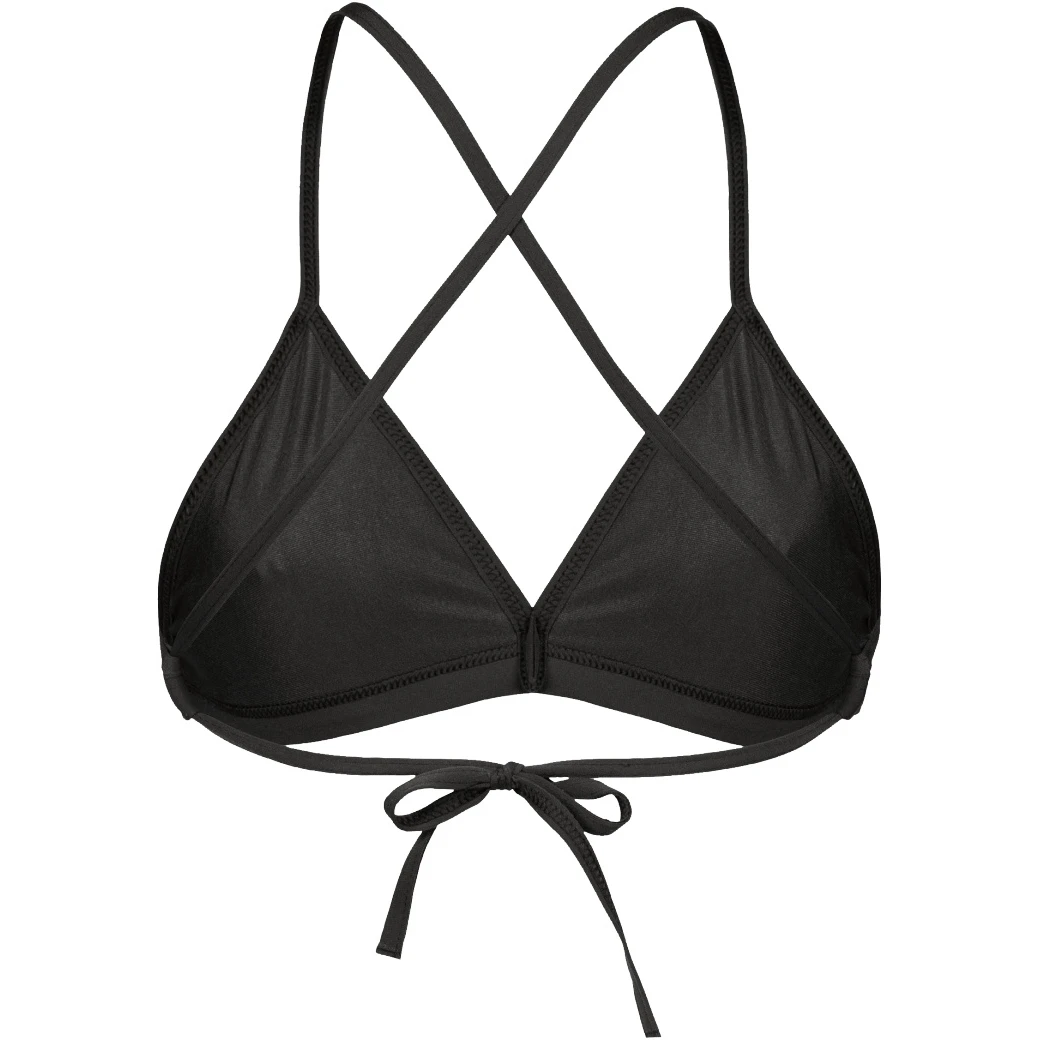 Arena Team Solid Tie Back Bikini Top Dames - Zwart-Wit 6 Arena Team Solid Tie Back Bikini Top Dames - Zwart-Wit - Afbeelding 4