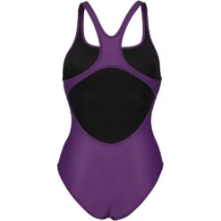 Arena Performance Solid Swim Pro Team Badpak Dames - Plum/Wit -Aqua Verkoop arena womens team swimsuit swim pro solid plum white 4 1252381