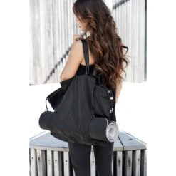 Athlecia Meiyin Yoga Schoudertas - Zwart -Aqua Verkoop athlecia meiyin yoga bag black 5 1403534