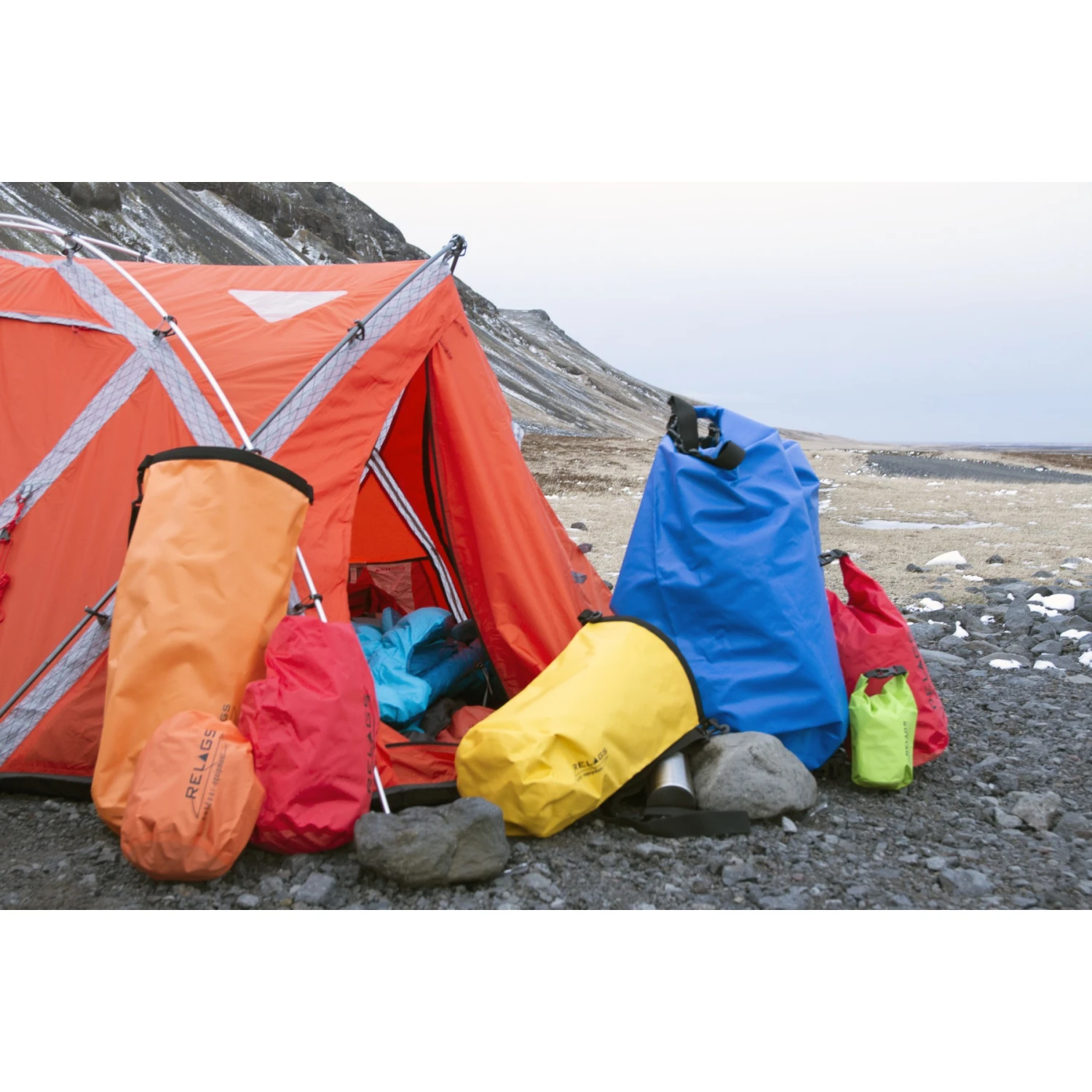 Basic NATURE | Relags Dry Bag 210T - 20L - Blauw 9 Basic NATURE | Relags Dry Bag 210T - 20L - Blauw - Afbeelding 7