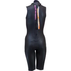 Blueseventy Glide SJ Ärmelloser Dames Wetsuit - Zwart -Aqua Verkoop blueseventy 170000 glide sjwomen wetsuit black 3 976085
