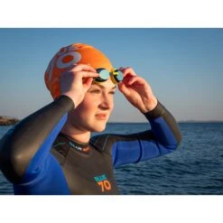 Blueseventy Sprint Dames Wetsuit - Zwart/blauw -Aqua Verkoop blueseventy sprint womens wetsuit black blue 21 1427881