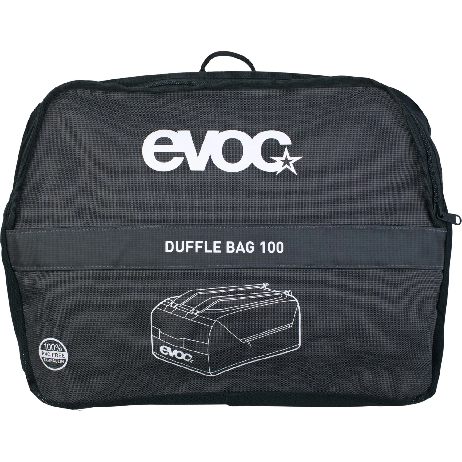 EVOC Duffle Bag 100L Traveling Bag - Carbon Grey/Black 9 EVOC Duffle Bag 100L Traveling Bag - Carbon Grey/Black - Afbeelding 7