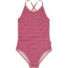 Finkid UIMAPUKU BEACH Meisjes Badpak - Raspberry/terra Cotta -Aqua Verkoop finkid uimapuku beach girls swimsuit 1 1369357