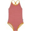Finkid UIMAPUKU BEACH Meisjes Badpak - Terra Cotta/sunflower -Aqua Verkoop finkid uimapuku beach girls swimsuit 3 1369363