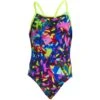 Funkita Diamond Back Badpak Meisjes - Destroyer -Aqua Verkoop funkita girls diamond back one piece swimsuit destroyer 1 1559015