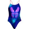 Funkita Diamond Back Badpak Meisjes - Fly Baby -Aqua Verkoop funkita girls diamond back one piece swimsuit fly baby 1 1330541