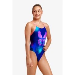 Funkita Diamond Back Badpak Meisjes - Fly Baby -Aqua Verkoop funkita girls diamond back one piece swimsuit fly baby 4 1330544