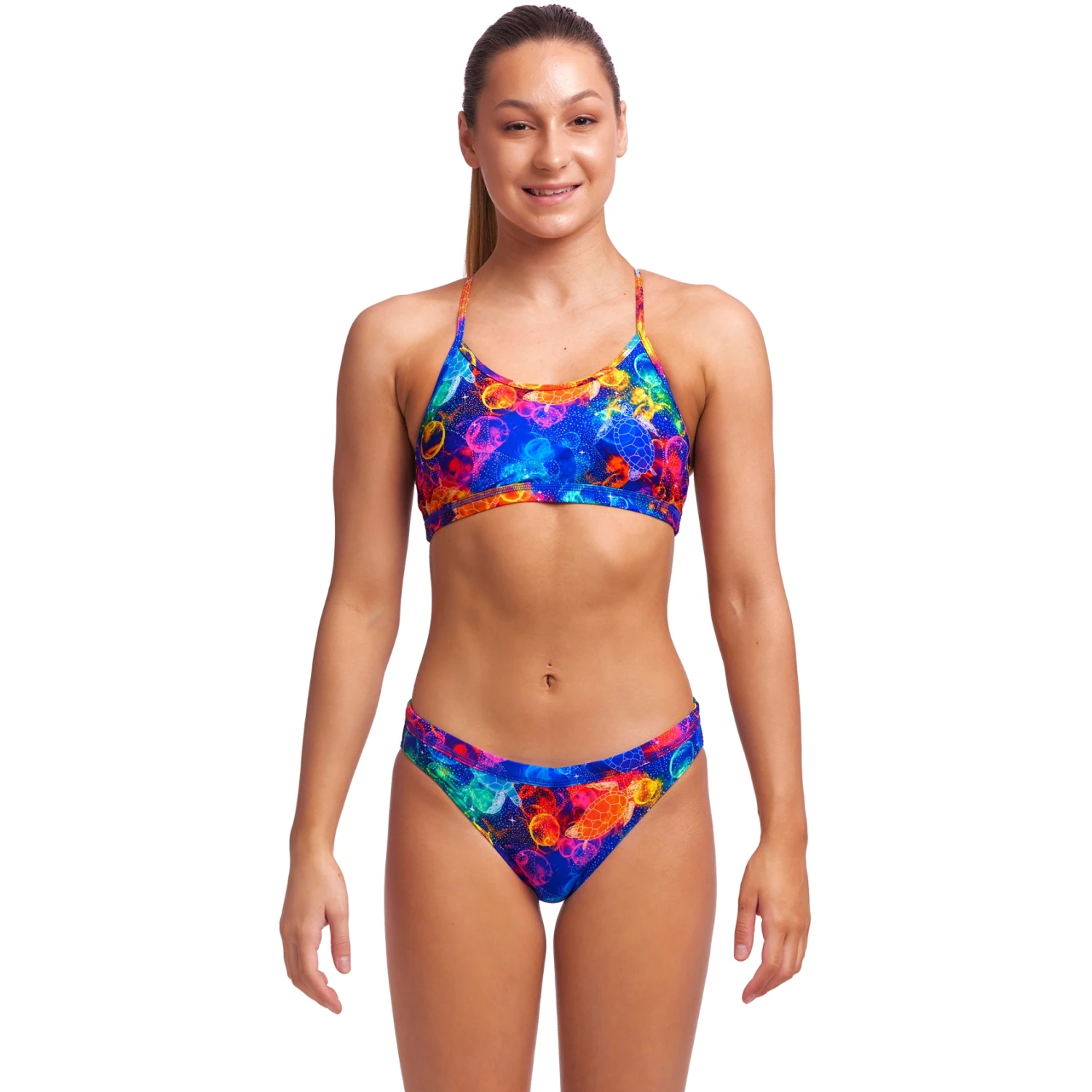 Funkita Racerback Bikini Meisjes - Ocean Galaxy 4 Funkita Racerback Bikini Meisjes - Ocean Galaxy - Afbeelding 2