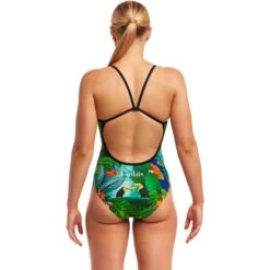 Funkita Single Strap Badpak Dames - Lost Forest 13 Funkita Single Strap Badpak Dames - Lost Forest -Aqua Verkoop funkita ladies single strap one piece swimsuit lost forest 3 1559129