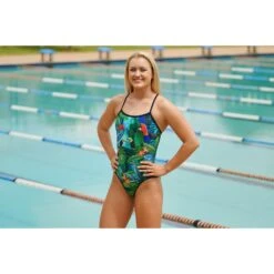 Funkita Single Strap Badpak Dames - Lost Forest 18 Funkita Single Strap Badpak Dames - Lost Forest -Aqua Verkoop funkita ladies single strap one piece swimsuit lost forest 8 1559134