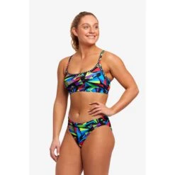 Funkita Sports Bikini Broekje Dames - Beat It -Aqua Verkoop funkita ladies sports bikini top beat it 4 1502002