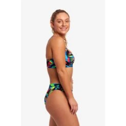 Funkita Sports Bikini Broekje Dames - Beat It -Aqua Verkoop funkita ladies sports bikini top beat it 5 1502003