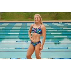Funkita Sports Bikini Broekje Dames - Beat It -Aqua Verkoop funkita ladies sports bikini top beat it 7 1502005