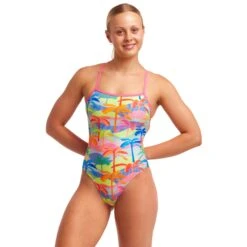 Funkita Strapped In Eco Badpak Dames - Poka Palm 15 Funkita Strapped In Eco Badpak Dames - Poka Palm -Aqua Verkoop funkita ladies strapped in eco one piece swimmsuit poka palm 4 1559264