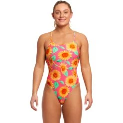 Funkita Strapped In Badpak Dames - Cher -Aqua Verkoop funkita ladies strapped in one piece swimsuit cher 2 1501819