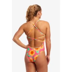 Funkita Strapped In Badpak Dames - Cher -Aqua Verkoop funkita ladies strapped in one piece swimsuit cher 5 1501822