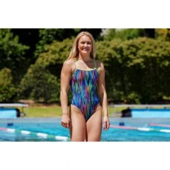 Funkita Strapped In Badpak Dames - Rain Down 22 Funkita Strapped In Badpak Dames - Rain Down -Aqua Verkoop funkita ladies strapped in one piece swimsuit rain down 10 1501841