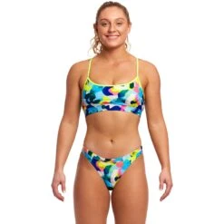 Funkita Hipster Bikini Broekje Dames - Brush It Off -Aqua Verkoop funkita ladies swim crop top brush it off 2 1501881
