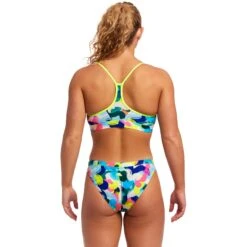 Funkita Hipster Bikini Broekje Dames - Brush It Off -Aqua Verkoop funkita ladies swim crop top brush it off 3 1501883